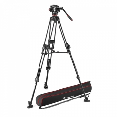 MVK504XTWINFA Видеокомплект Manfrotto голова + штатив FAST с двойными ногами, алюм.