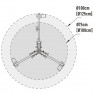 База на колесах KUPO 340 ROLLER STAND BASE