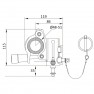 Зажим KUPO KCP-844 TV COUPLER SILVER