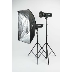 Комплект постоянного света FST EF-200 LED Softbox KIT II