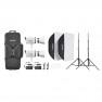 Комплект светодиодных осветителей Godox LITEMONS LA300R K2