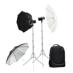 Комплект Godox AD300Pro KIT: 2 вспышки, октобокс, зонты — фото 1