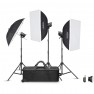 Комплект Godox MS300V-D: 3 моноблока 300 Дж, стойки, софтбоксы — фото 1