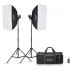 Комплект Godox MS200V-F: 2 моноблока 200 Дж, стойки, софтбоксы