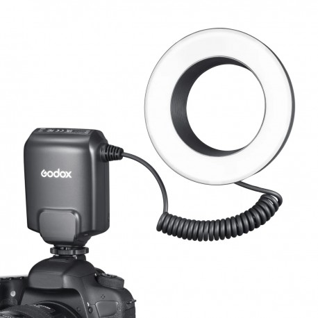 Кольцевая макровспышка Godox ML-150II на батареях AA — фото 1
