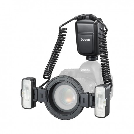 Вспышка для макросъёмки Godox MF-T76N, две головки, Nikon i-TTL — фото 1
