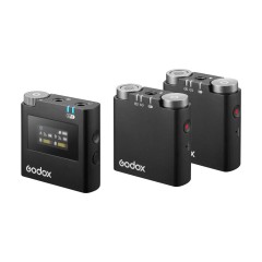 Петличная радиосистема Godox Virso M2, два передатчика, 200 м
