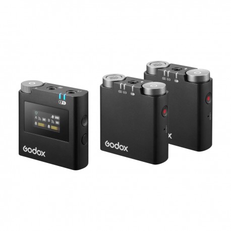 Петличная радиосистема Godox Virso M2, два передатчика, 200 м — фото 1