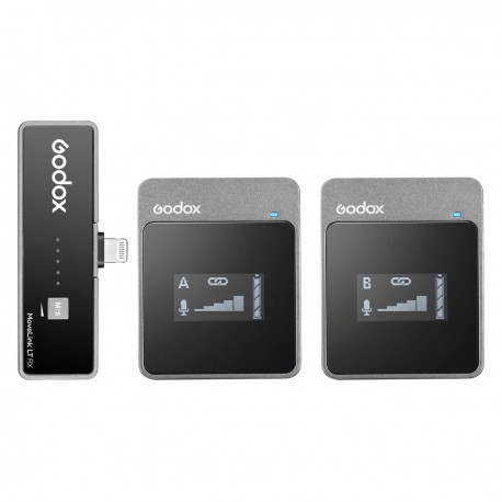 Петличная радиосистема Godox MoveLink LT2 для iPhone, Lightning — фото 1