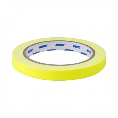 Лента клейкая KUPO CSS-1215Y CLOTH SPIKE TAPE желтая — фото 1
