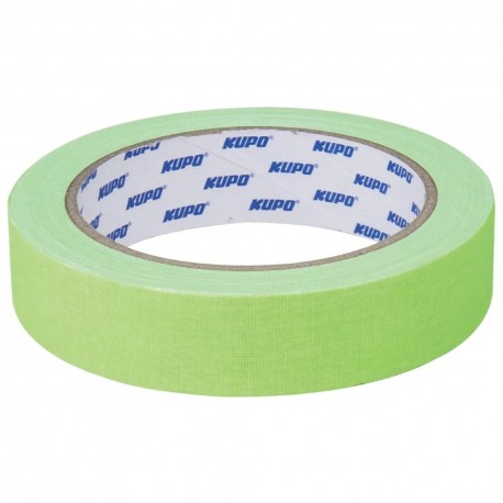 Лента клейкая KUPO CSS-2415GN CLOTH SPIKE TAPE зеленая — фото 1