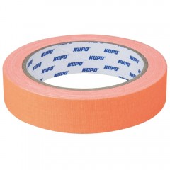 Лента клейкая KUPO CSS-2415OG CLOTH SPIKE TAPE оранжевая — фото 1