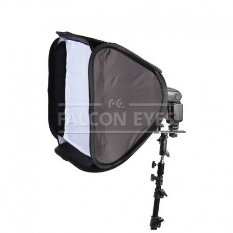Софтбокс EB-060 (60*60cm) с переходником для накамерных вспышек