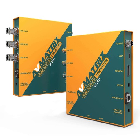 Конвертер AVMATRIX SC2031 HDMI/AV в 3G-SDI с масштабированием — фото 1